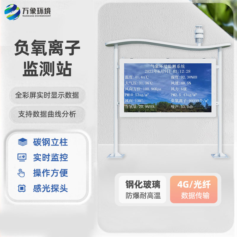 智能生態(tài)氣象監(jiān)測(cè)系統(tǒng)全天候監(jiān)測(cè)負(fù)氧離子含量